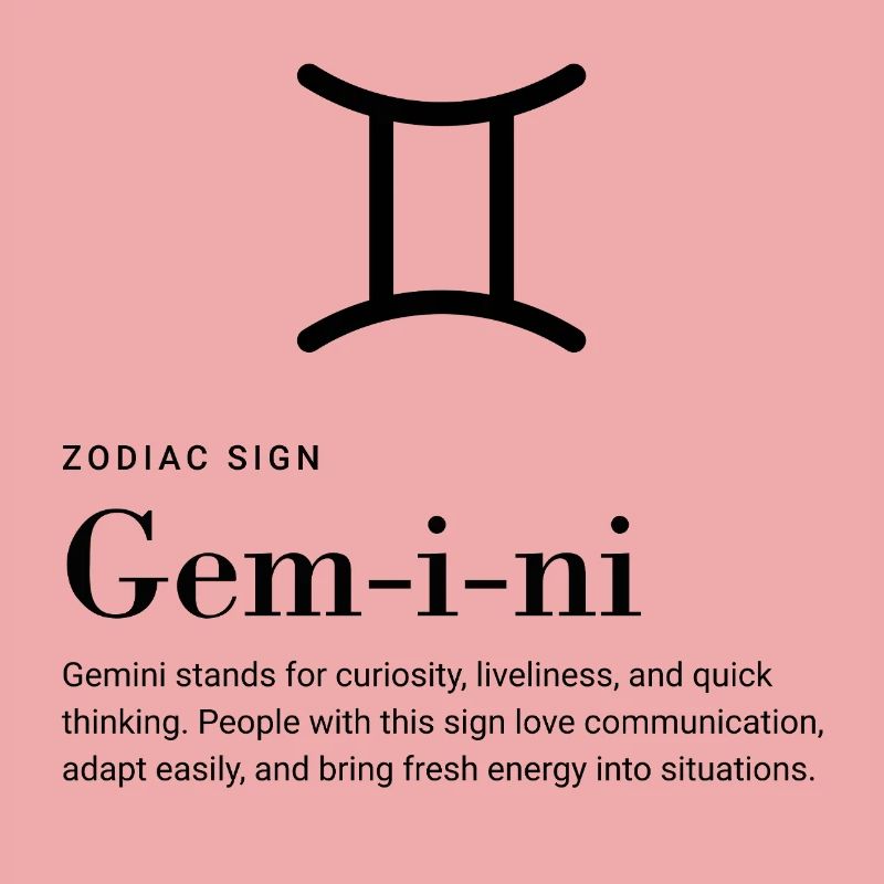 Gemini - Zodiac sign