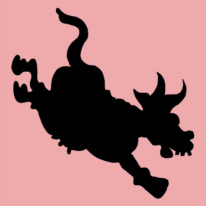 Funny cow shadow image