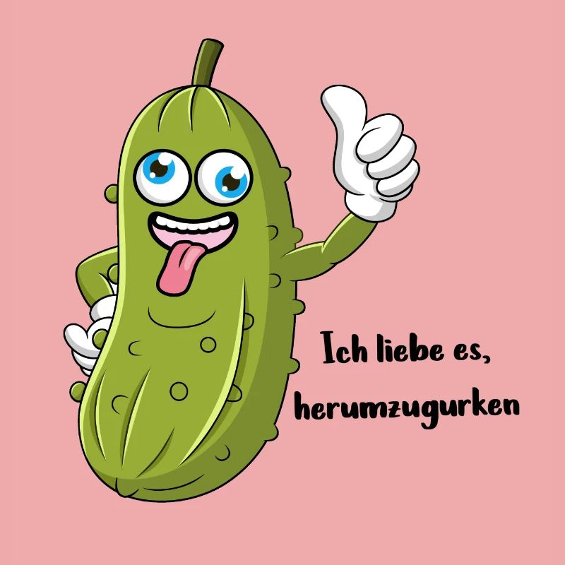 Herumgurken - lustige Gurke Geschenkidee