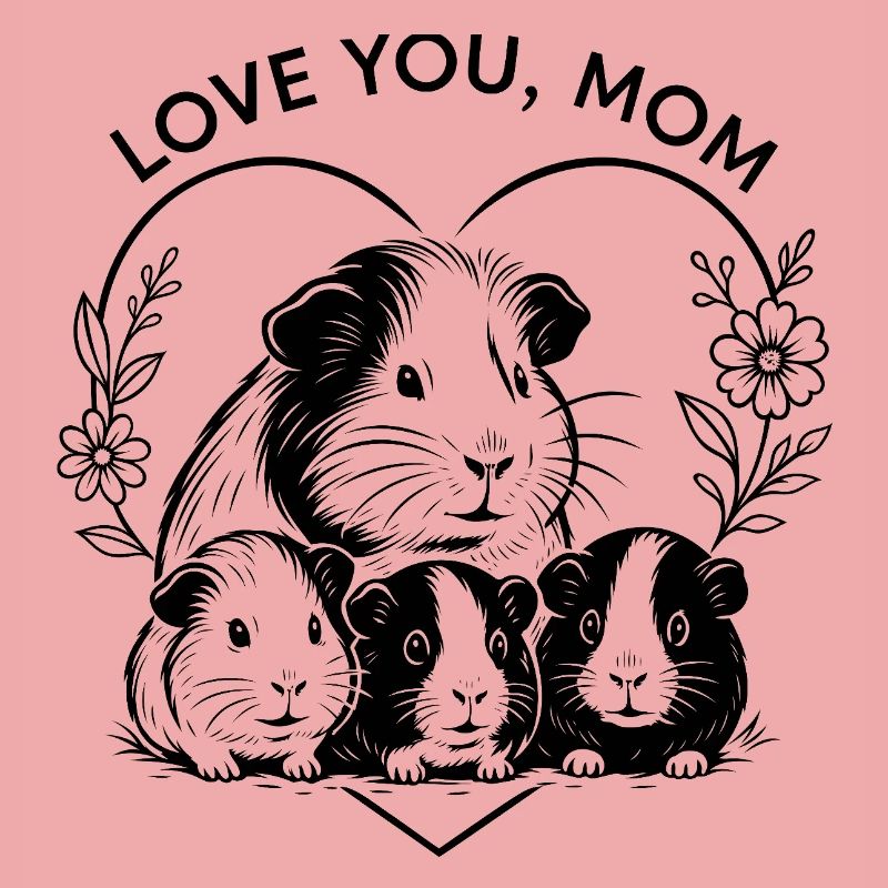 Meerschweinchen Mama Muttertag Geschenkidee