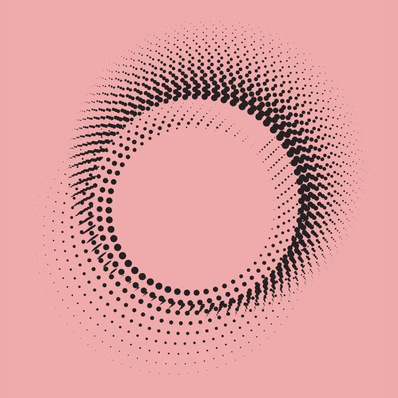 Halo Dot Ring Pattern