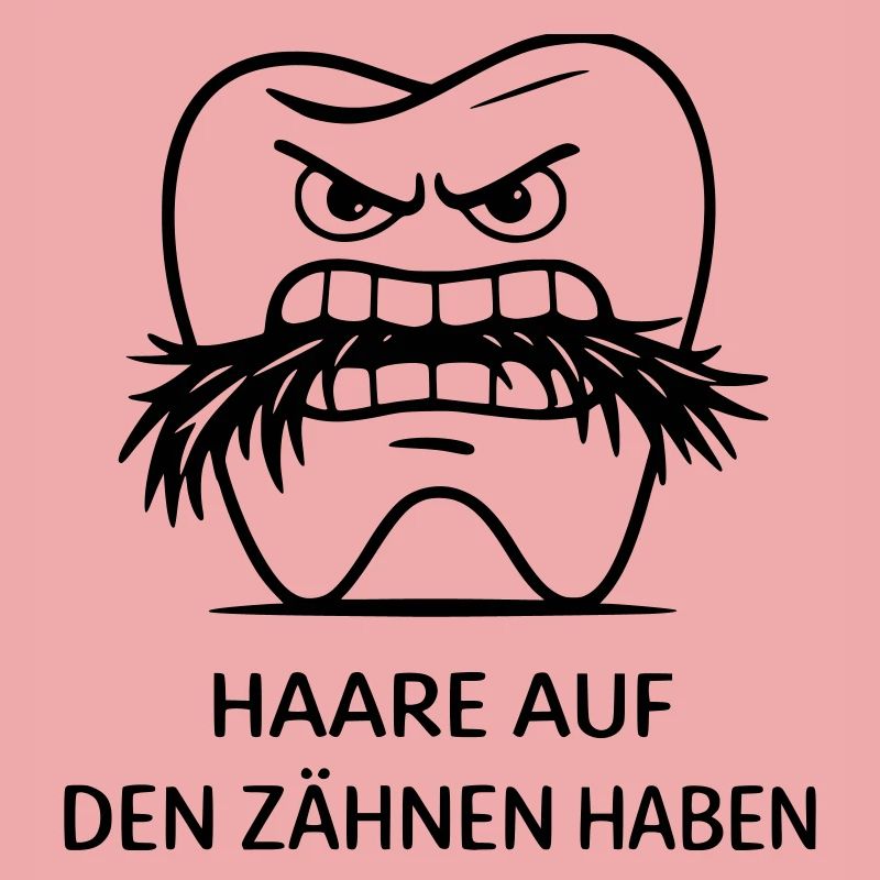 Les poils sur les dents ont une expression