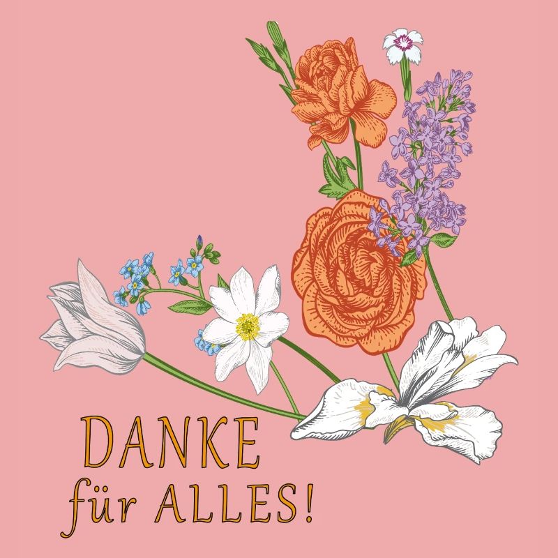 Blumenstrauß Danke
