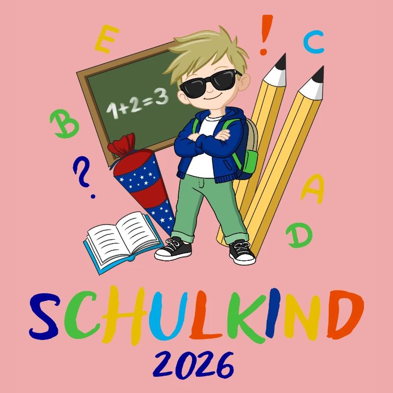 Schulkind 2026 Bunt