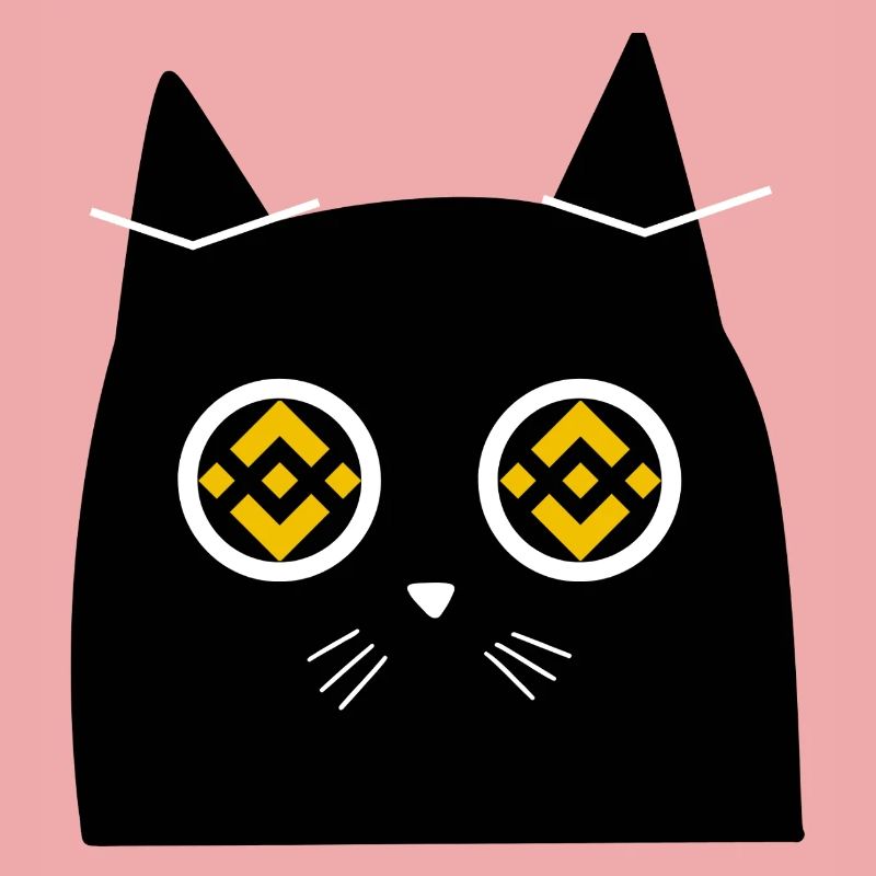 Kryptische Katze Digitale Illustration