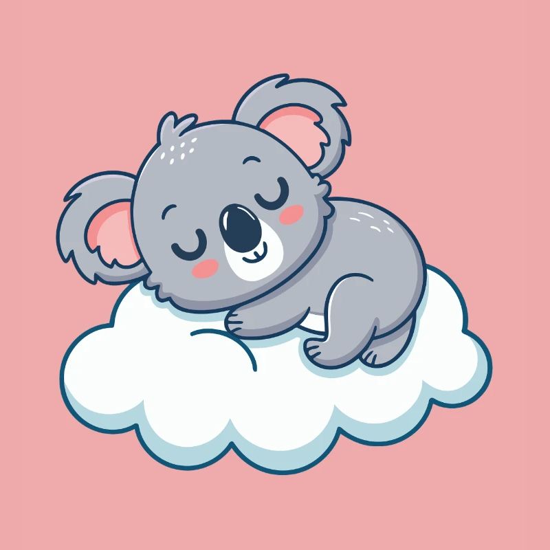 Dreamy Koala on Cloud