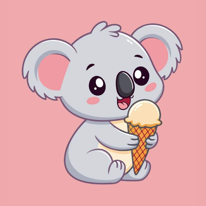 Gourmet-Koala mit Eis