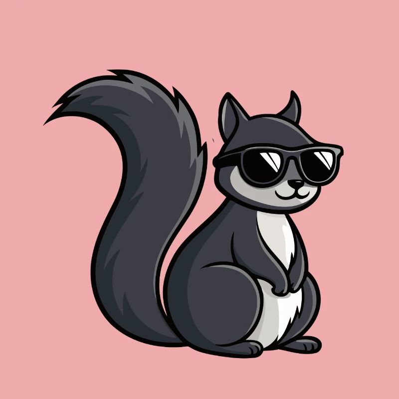 Coole Eichhörnchen-Dunkle Brille