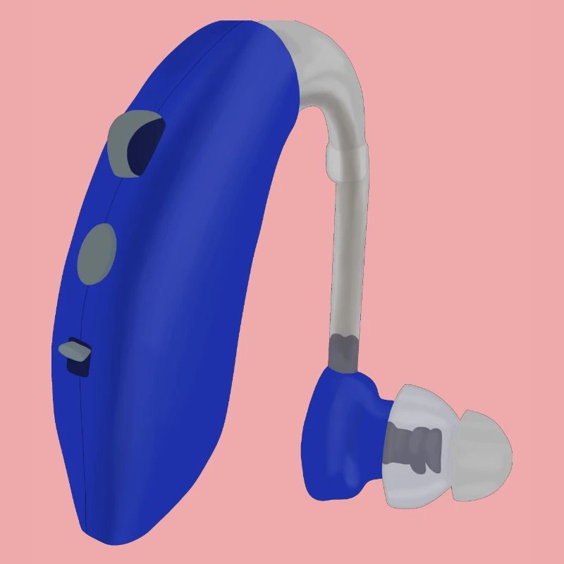 A Blue Hearing Aid