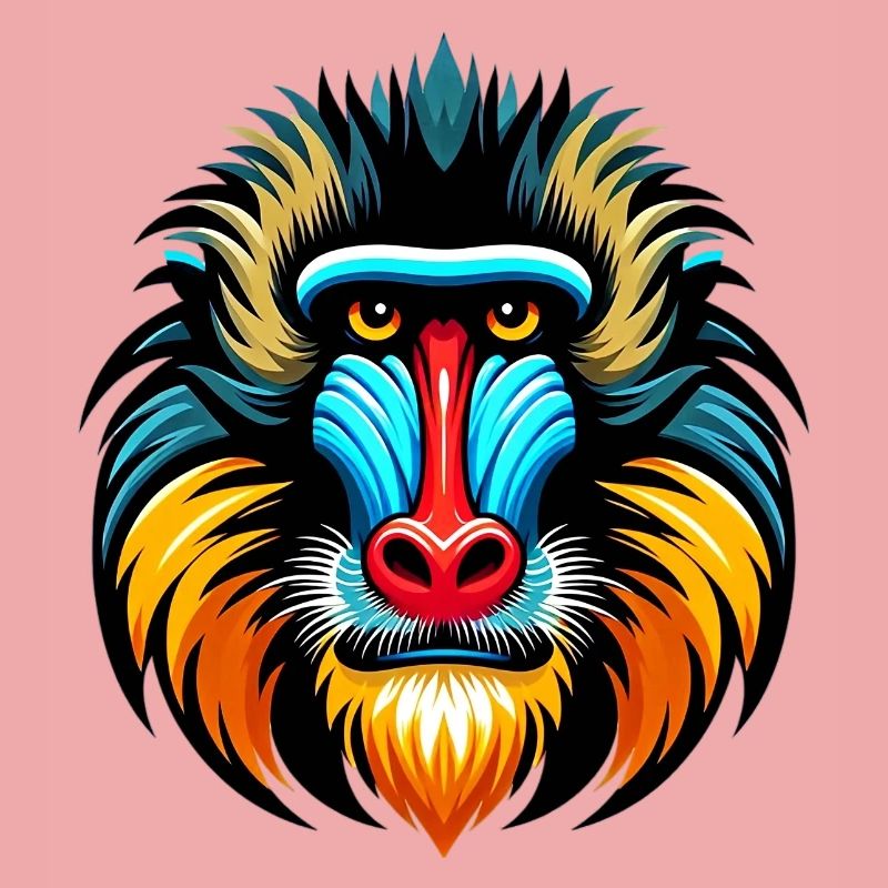 Mandrill monkey