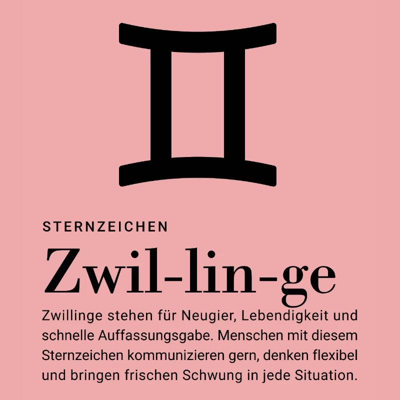 Sternzeichen Zwillinge 