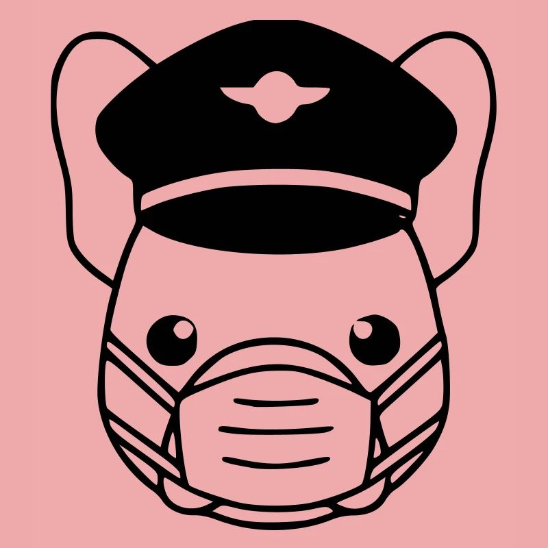 Frenchie Pilot Mask Black
