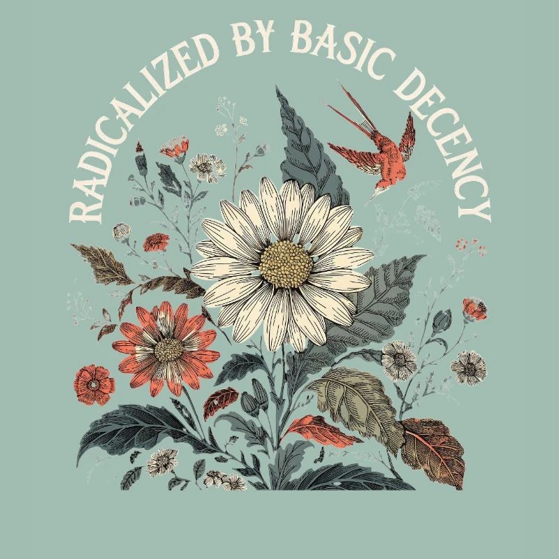 Radicalized By Basic Decency Retro Shirt