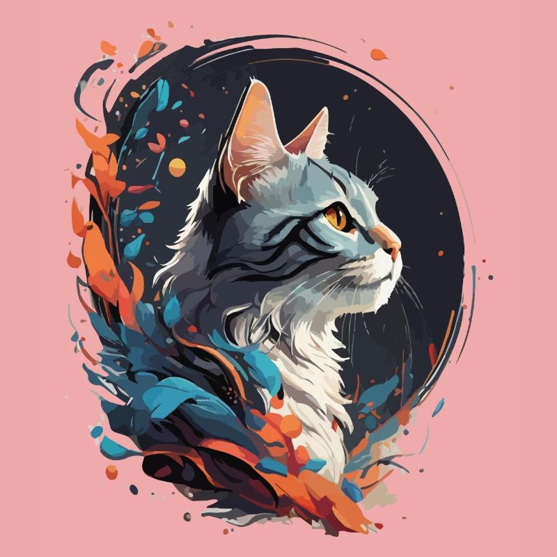Bunte Katze