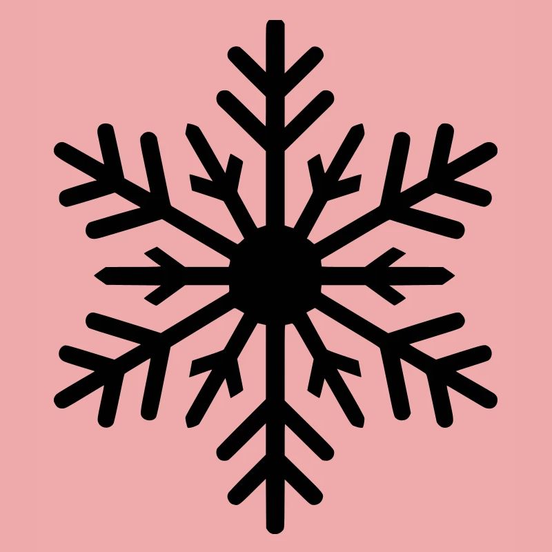 Schneeflocke, Eiskristall, Farbe variabel