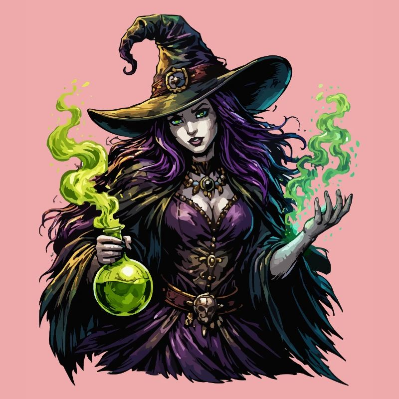 Sorcière avec Potion