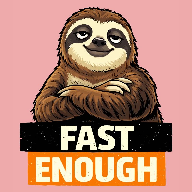 Fast Enough Sloth-Grafik