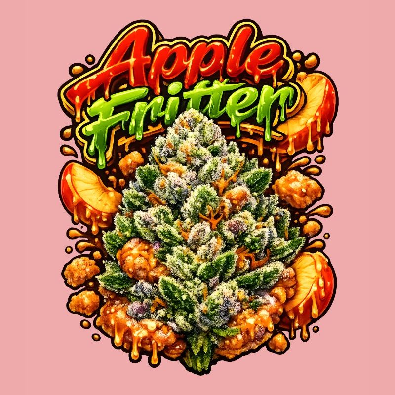 Apfelfritter-Graffiti-Kunstdruck