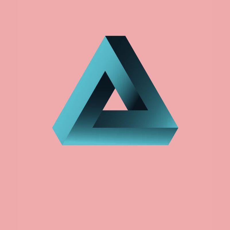 illusion optical illusion triangle nerd geek tri