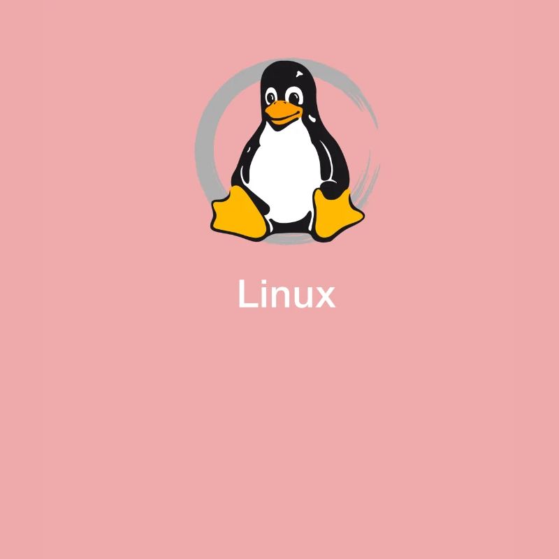 Pc computer Penguin nerd geek Programmer Admin