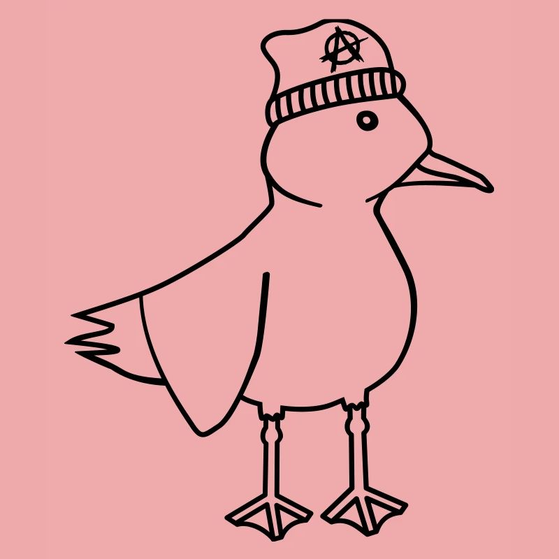 Seagull Anarchy – Vilain Maritime Hipster Art côtier