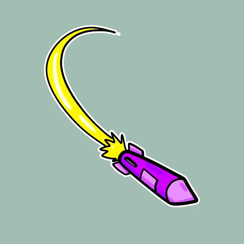 Fusée violette