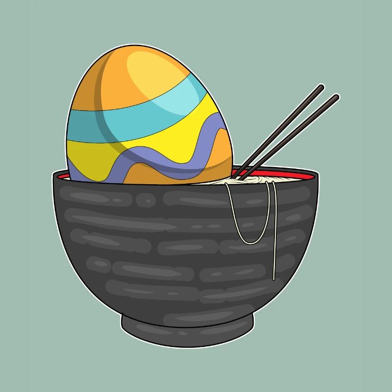 Easter Egg Easter Ramen