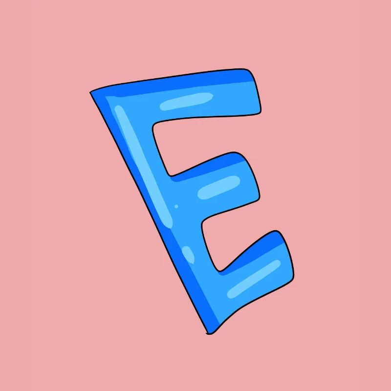 Buchstabe E Anfangsbuchstabe