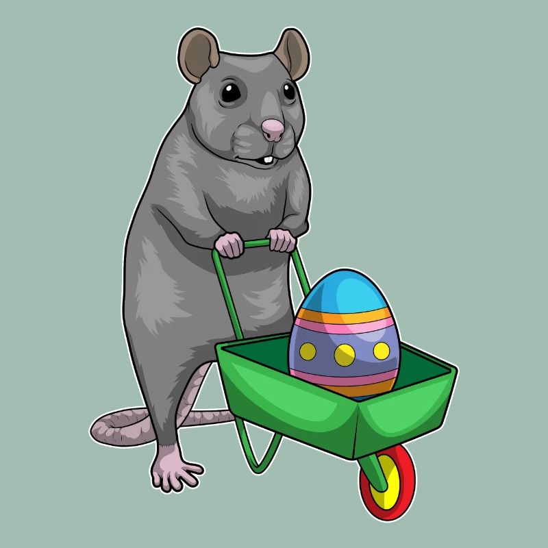 Rat Easter Easter Egg