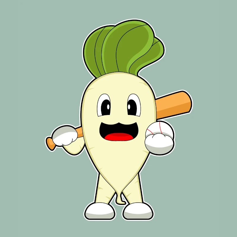 Radish Baseball Baseball Bat