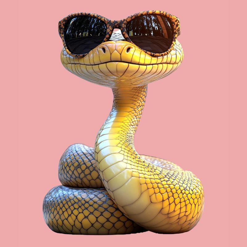 Serpent Python Cobra Mamba Serpent à sonnettes Serpent