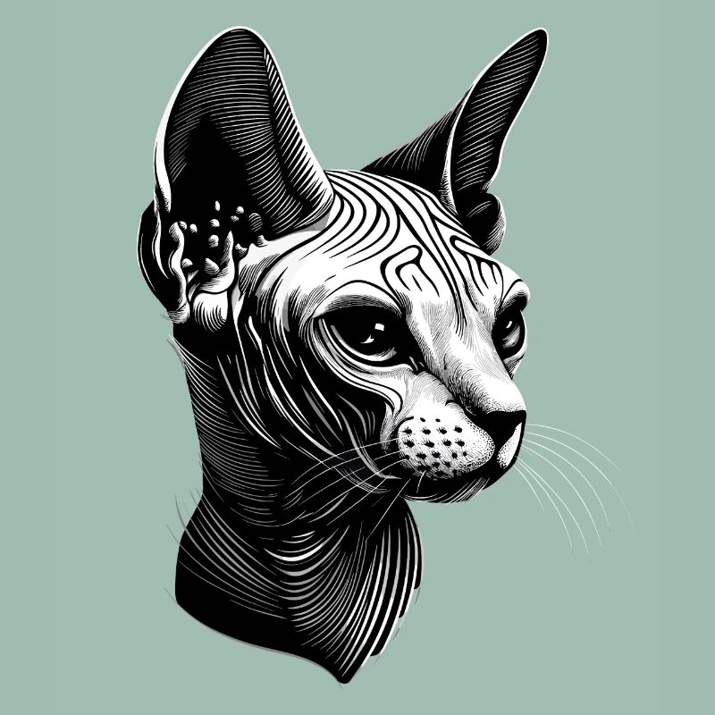 Chat Sphynx Chat Sphynx Chat Canadien Mignon Sphinx