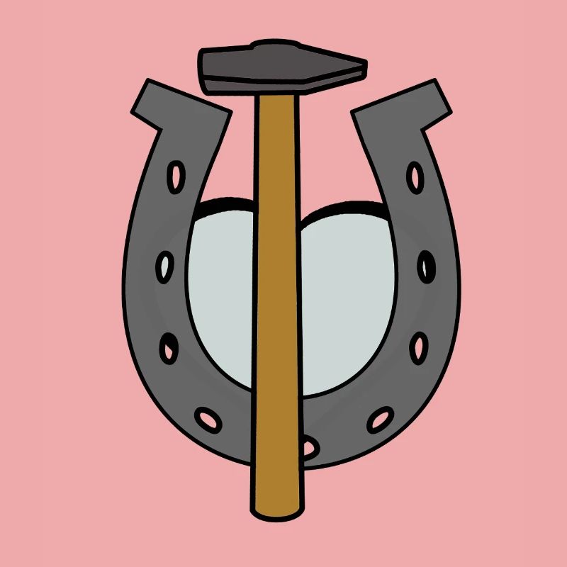 Sabot Cheval Maréchal-ferrant Fer à cheval Forgeron Forgeron
