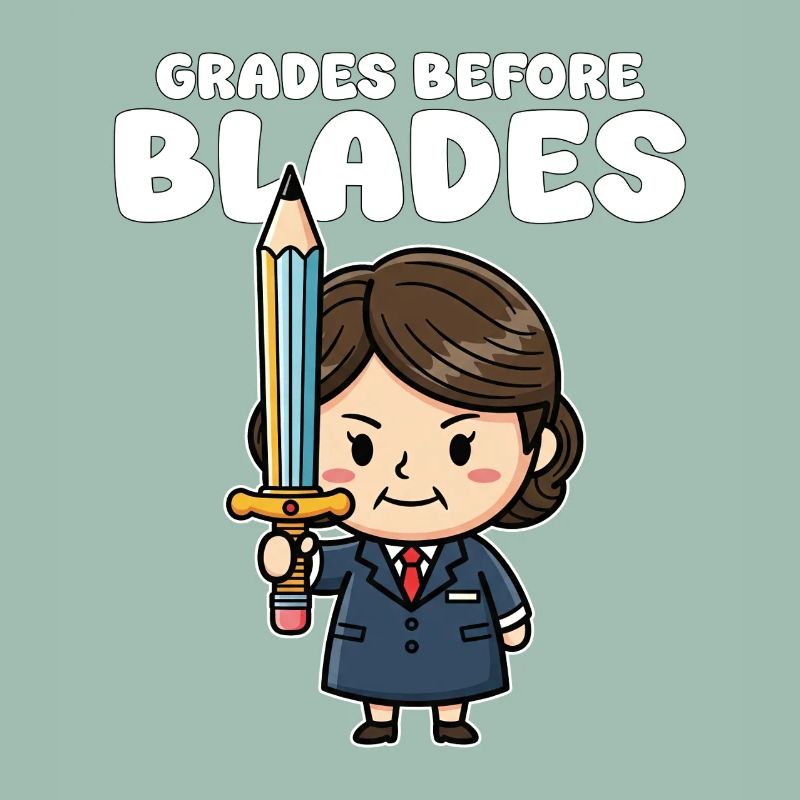 GRADES BEFORE BLADES - TEACHER GIFT