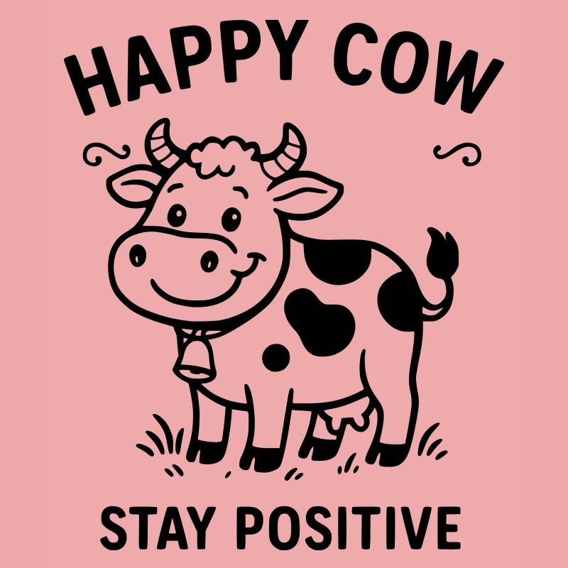Vache heureuse