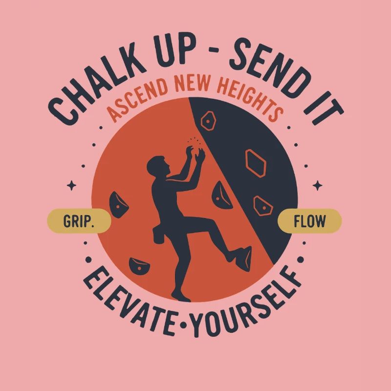 Chalk Up Send It Elevate Yourself