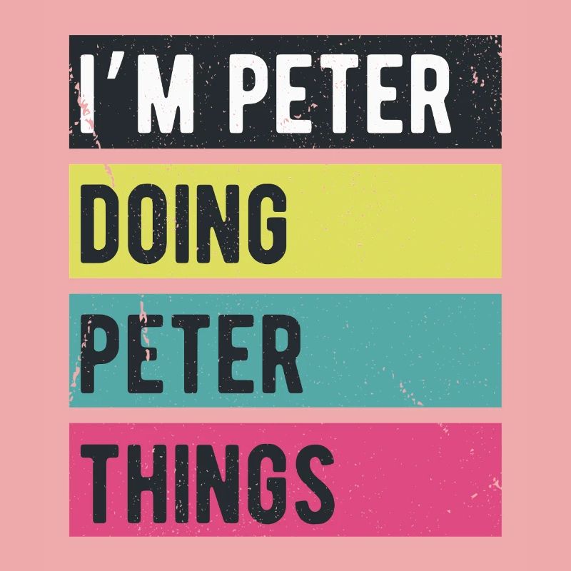 I’m Peter Doing Peter Things Retro Colors