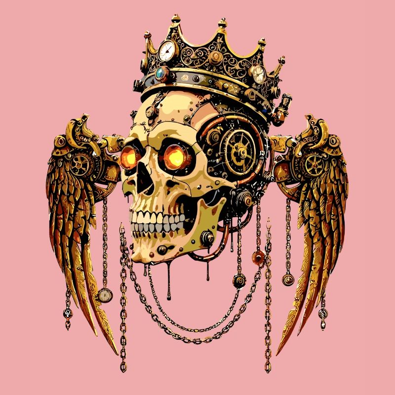 STEAMPUNK SCHÄDEL KRONE