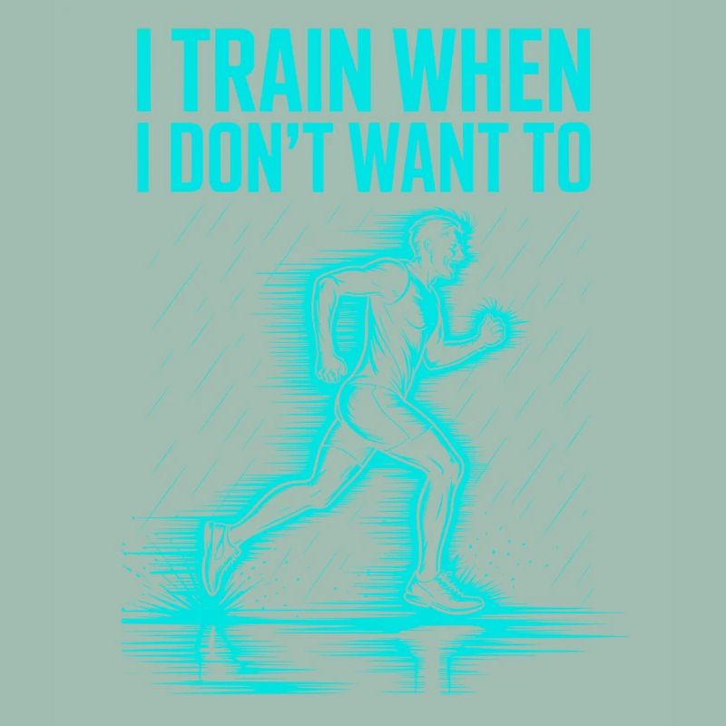 I train even when I don't feel like it – runner