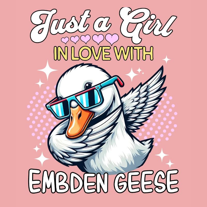 Emdengans Mädchen Embden Goose