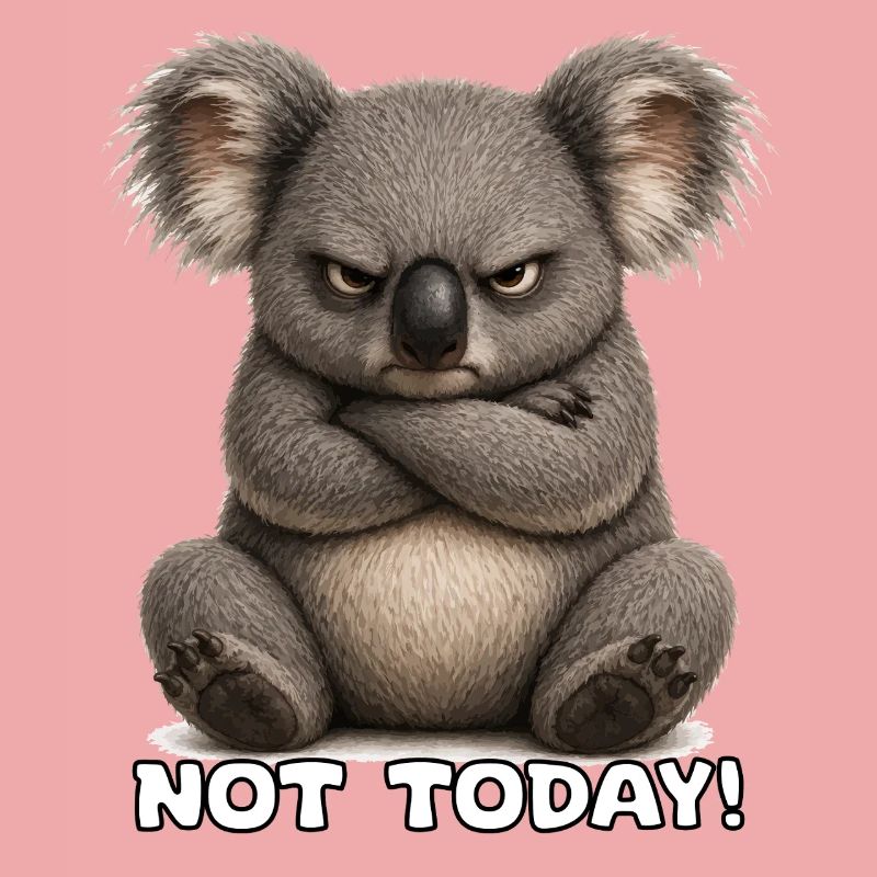 Grumpy Koala – Not Today