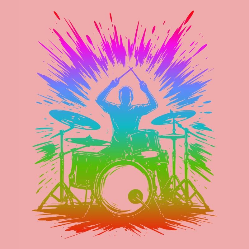 Rainbow Drum Splash