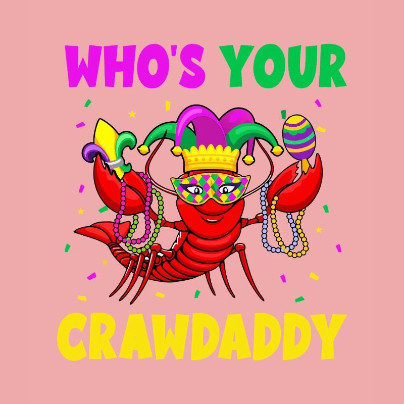 Crawdaddy Mardi Gras Mask