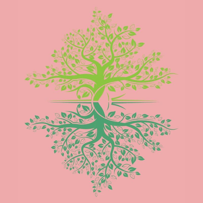 Tree Reflection Forest Nature Protection Outdoor Logo