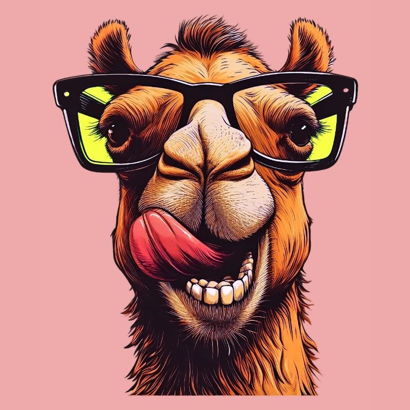Kamel mit Sonnenbrille