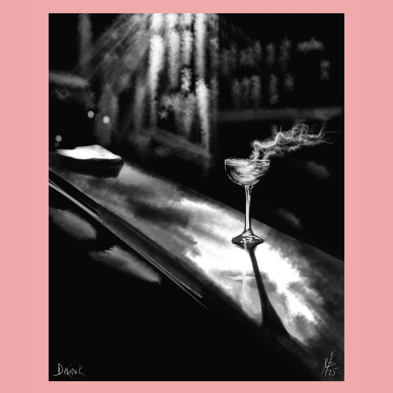 Midnight Martini auf Chrome