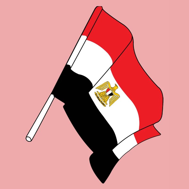 Drapeau : Égypte