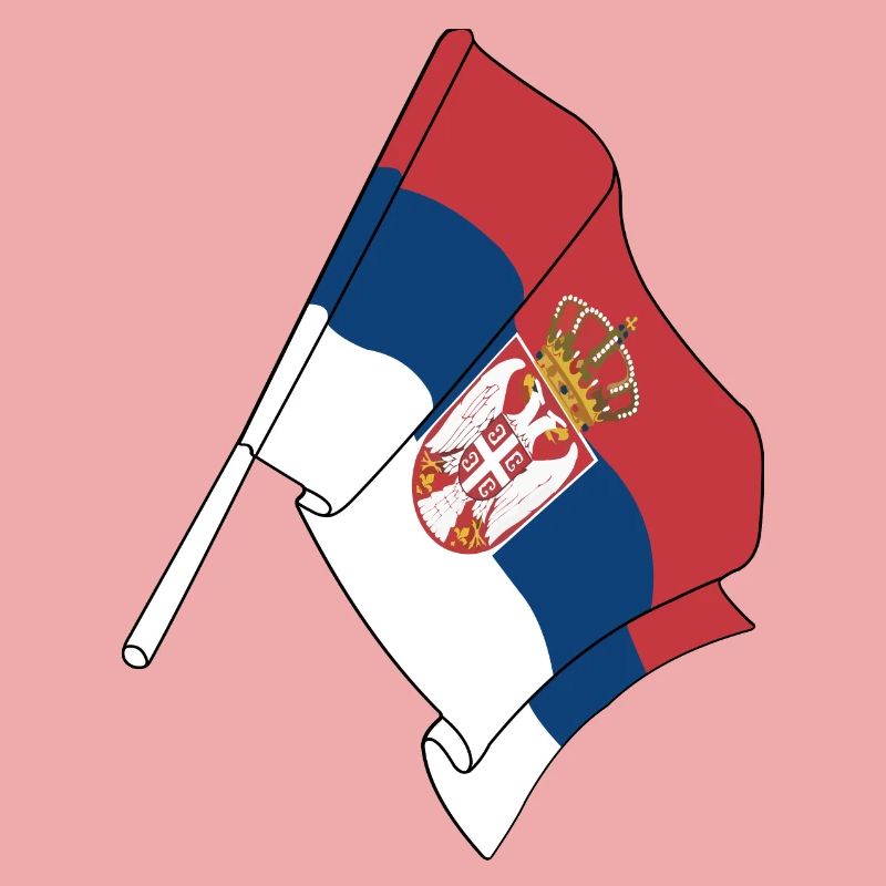 Drapeau de la Serbie
