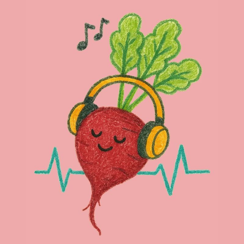 Beet Beats und Kopfhörer