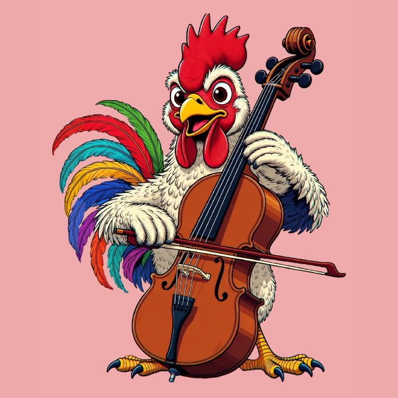 Hahn joue du violoncelle